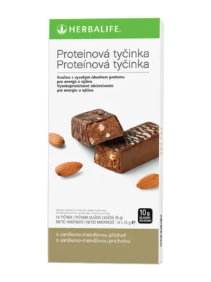 Proteínová tyčinka vanilkovo - mandľová 14 kusov