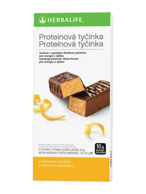 Proteínová tyčinka citrónová 14 kusov